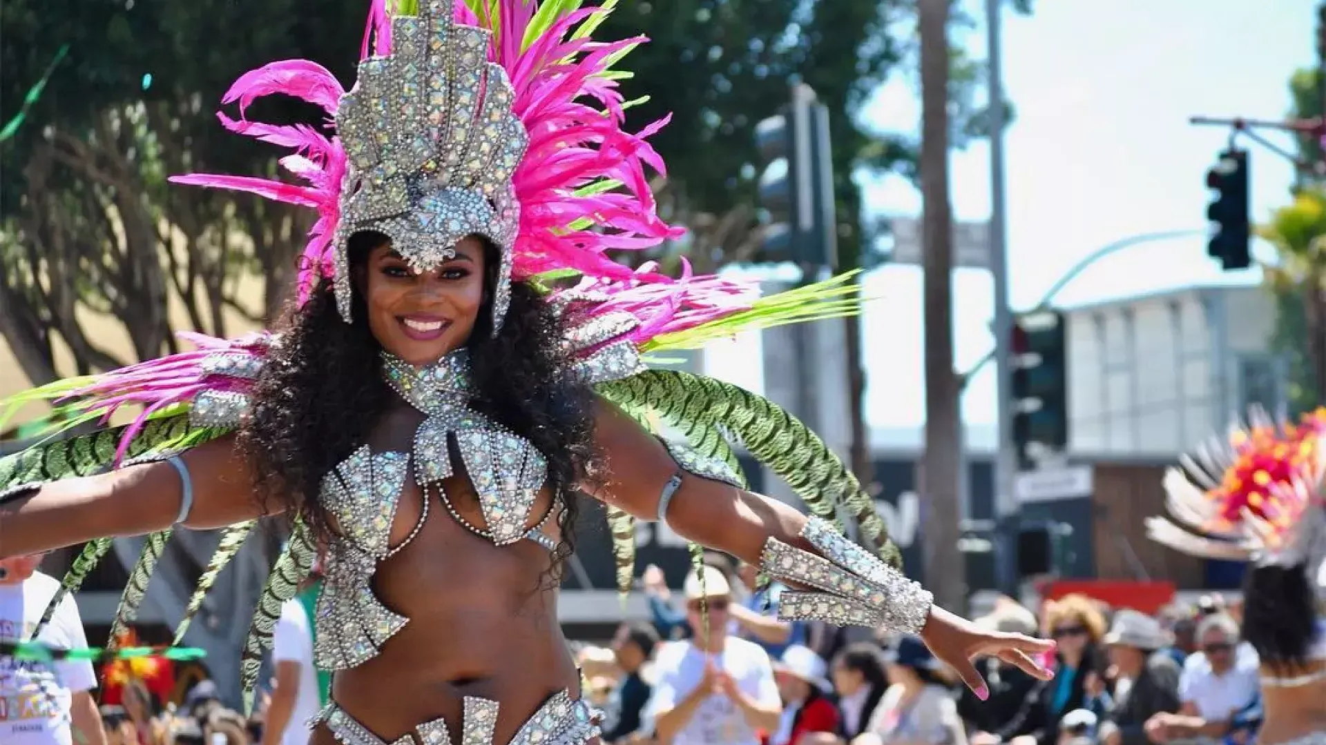 Bailarina de carnaval en la Misión