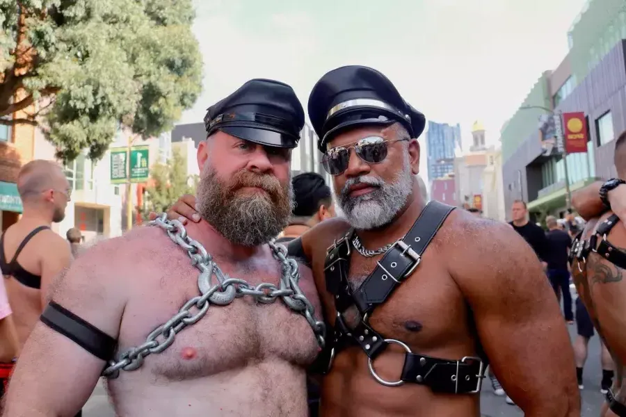 전형적인 Folsom Street Fair 참석자